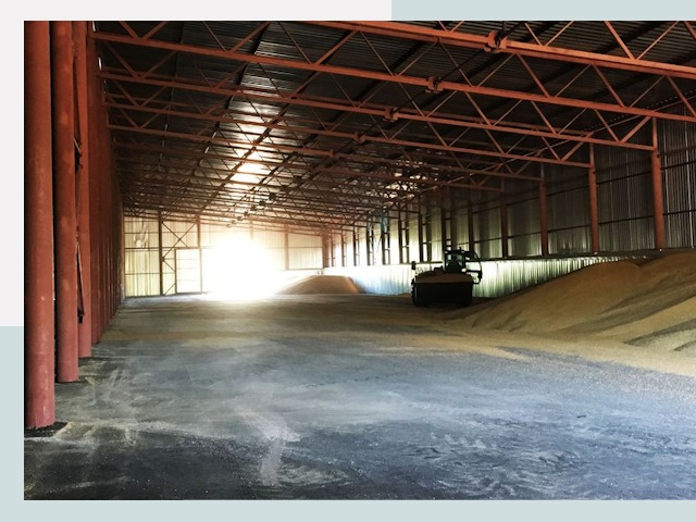 Строительство зернохранилищ в Дальнереченске