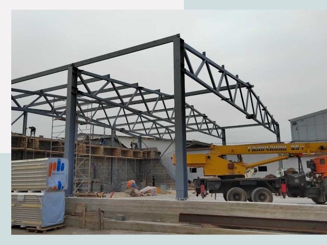 Строительство цехов в Дальнереченске