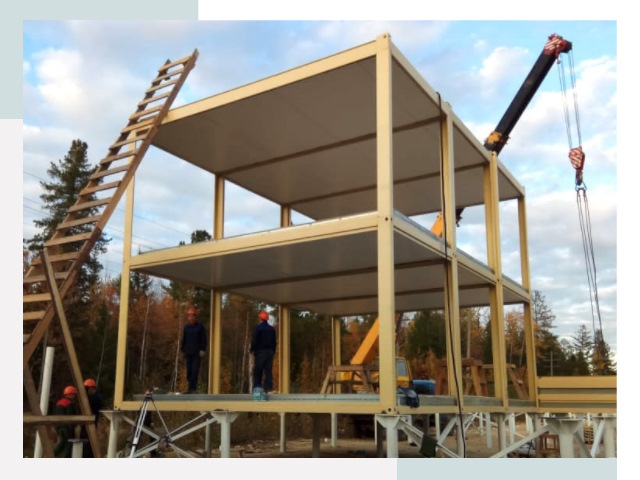 Строительство модульных здания Дальнереченск