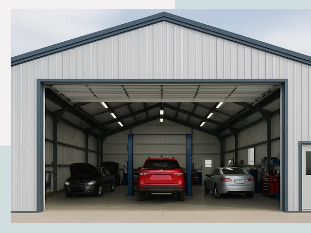 Ангары из сэндвич панелей от 611 руб. в Дальнереченск