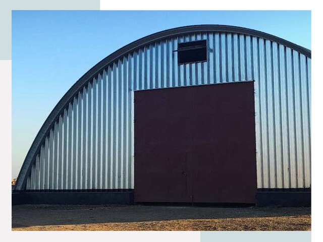 Бескаркасные ангары в Дальнереченске