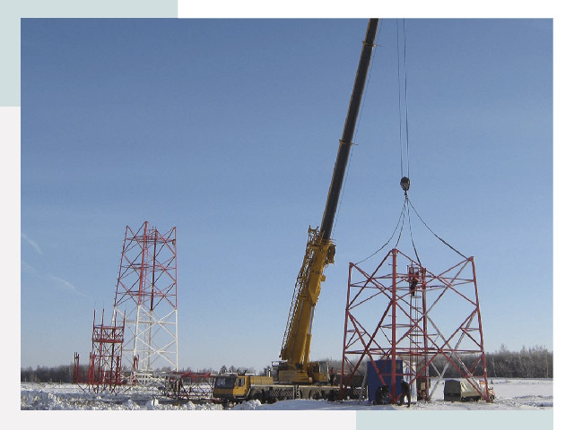 Монтаж вышек связи в Дальнереченске