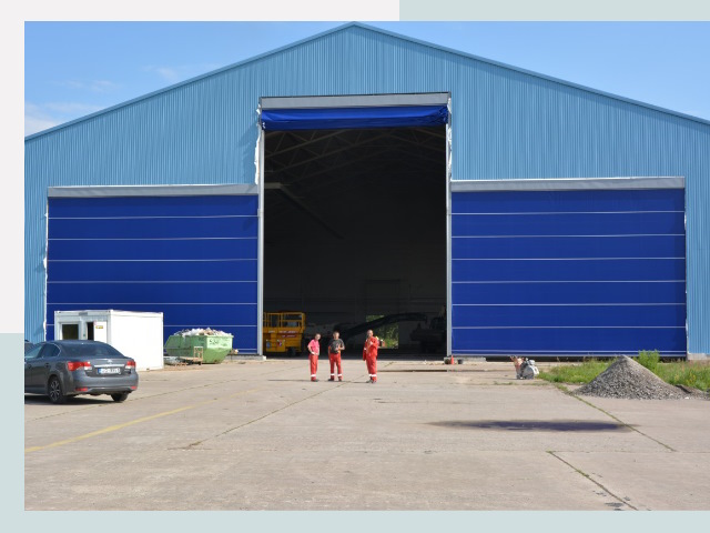 Ангарные ворота в Дальнереченск от СтальСтрой-Длн по цене 611 руб.