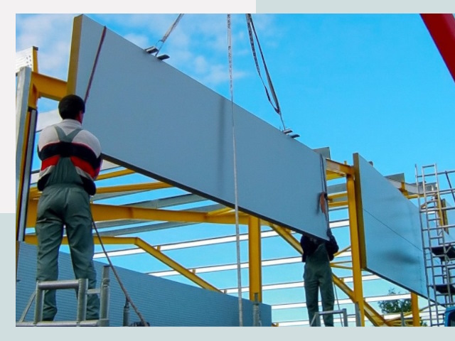 Монтаж сэндвич-панелей в Дальнереченске от 611 руб.